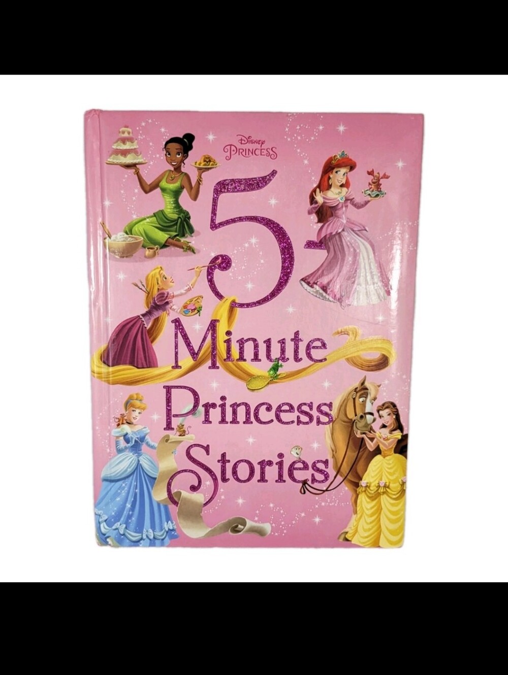 Disney Princess 5-Minute Princess Stories Hardcover Book EUC Pictures Disney